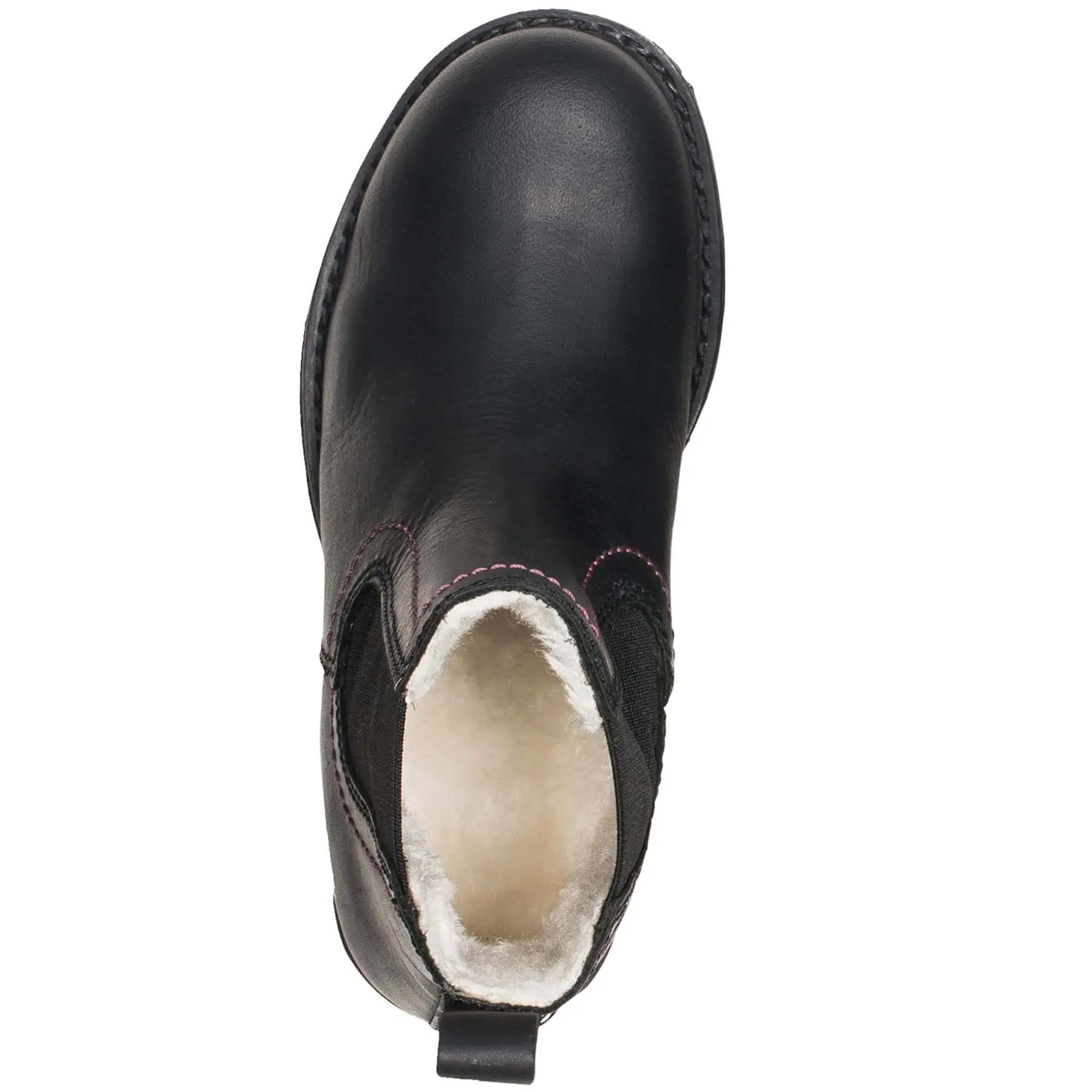Bottines jodhpur ELT Winter Kids, doublure polaire, noir/argent, 31
