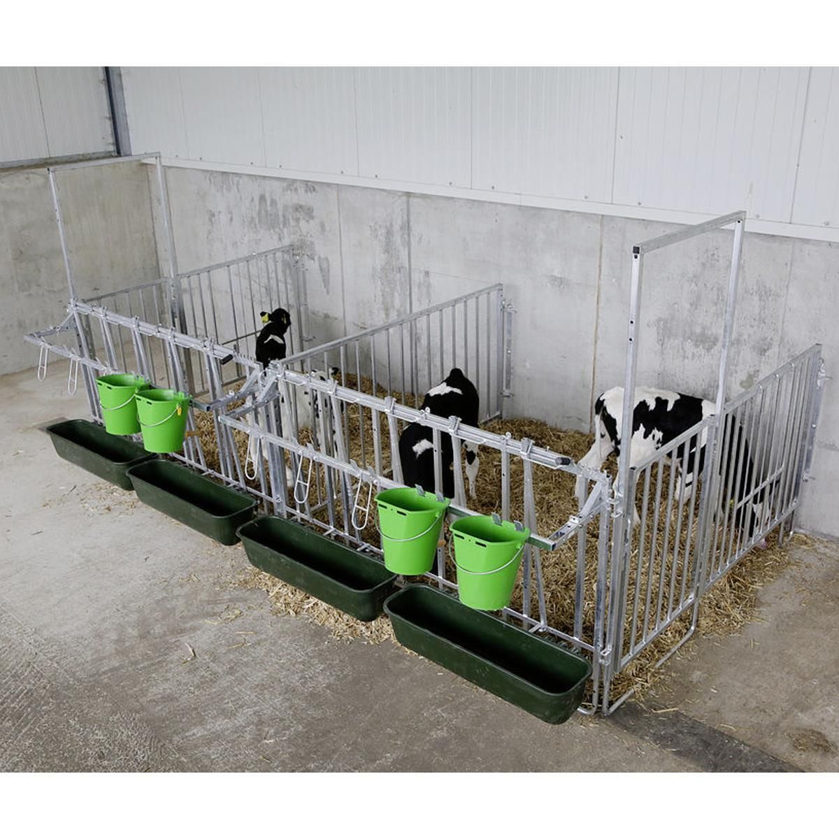 Kerbl Cornadis Modulaire pour veaux, Enclos d'alimentation, 7 places