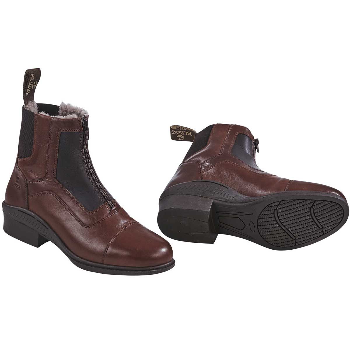 BUSSE Jodhpur bokacsizma FARGO-WINTER, báránybőr béléssel, barna, 37