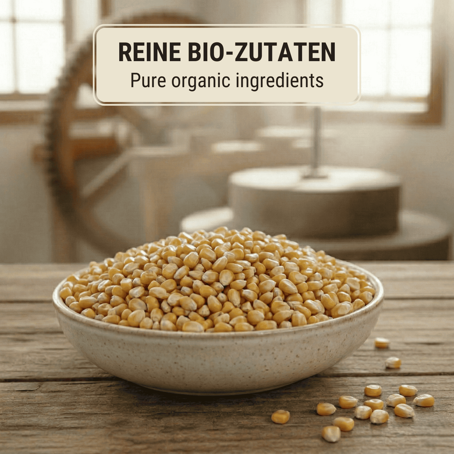 Agrarzone bio kukorica, 20 kg, alkalmazási példa