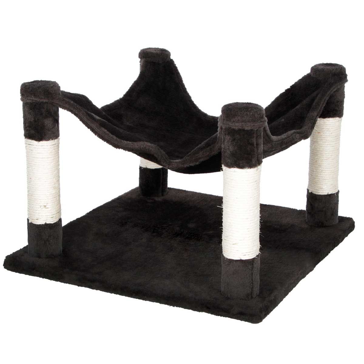 Kerbl Amaca per gatti Samira con colonne in sisal, 49x49 cm