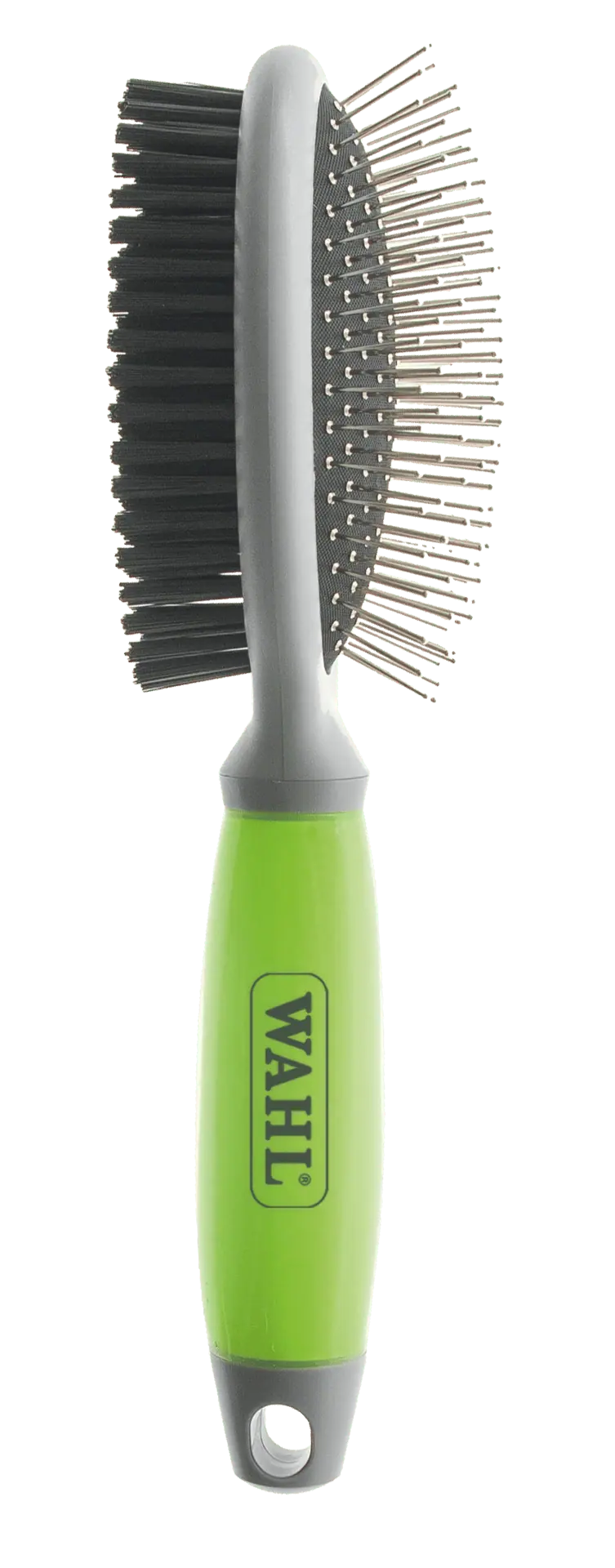 Brosse pour chien Wahl double face avec poignée en gel