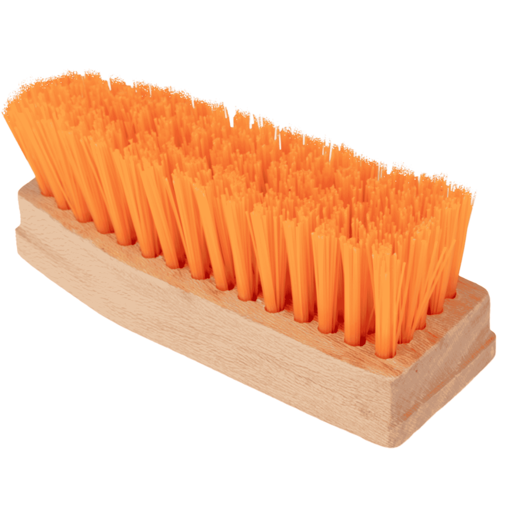 broom, brush, dry-brush, orange, wooden-handle