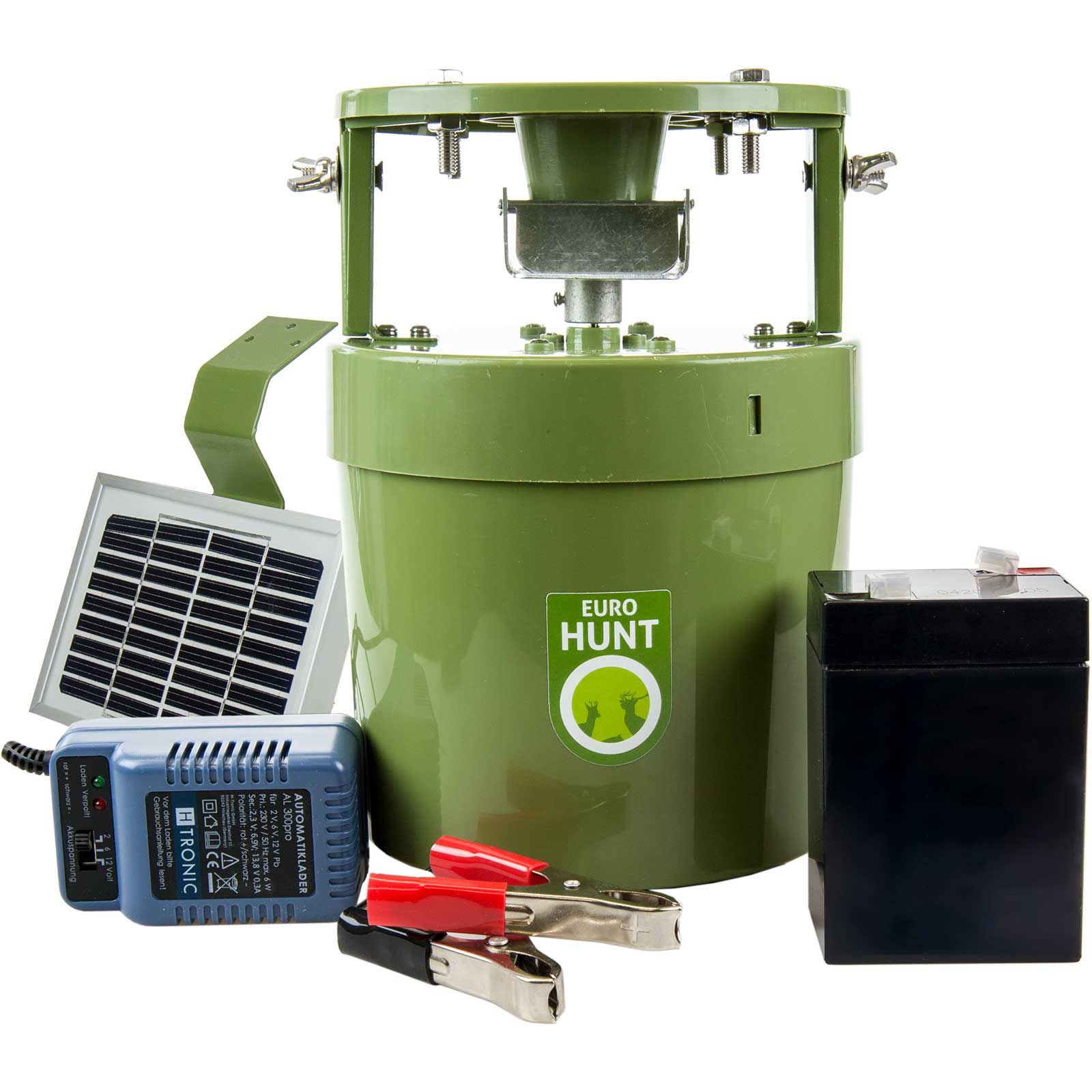Eurohunt Futterautomat Light 6V Set