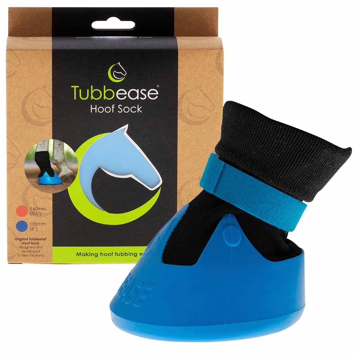 TUBBEASE légáteresztő patacipő problémás lópaták kezelésére, L / 15,5 cm / kék