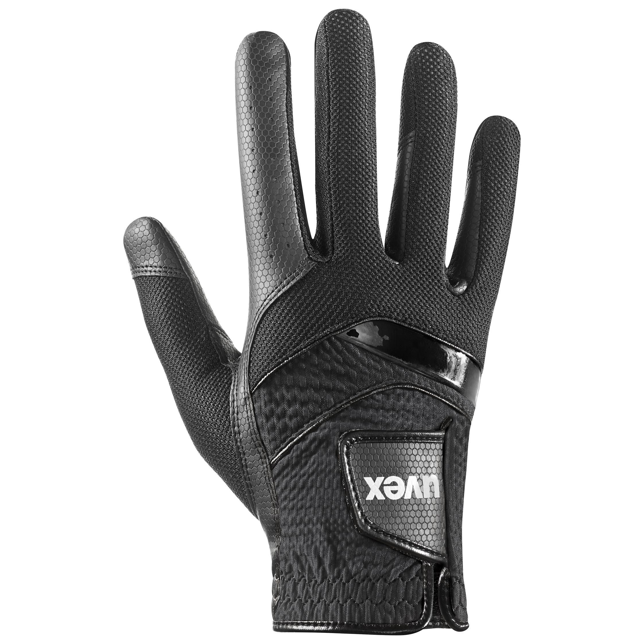 uvex suntop Summer Riding Gloves, 3D Texture & Touchscreen Tips, black 6