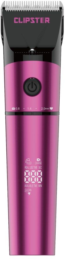 Kerbl DeloX Tosatrice a batteria rosa per tosatura di precisione