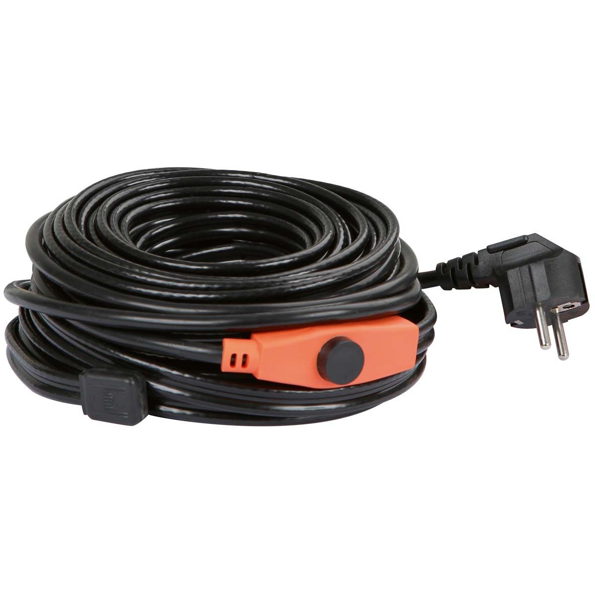 Frostschutzkabel Rohrbegleitheizung Heizkabel mit Thermostat 230V 4 m