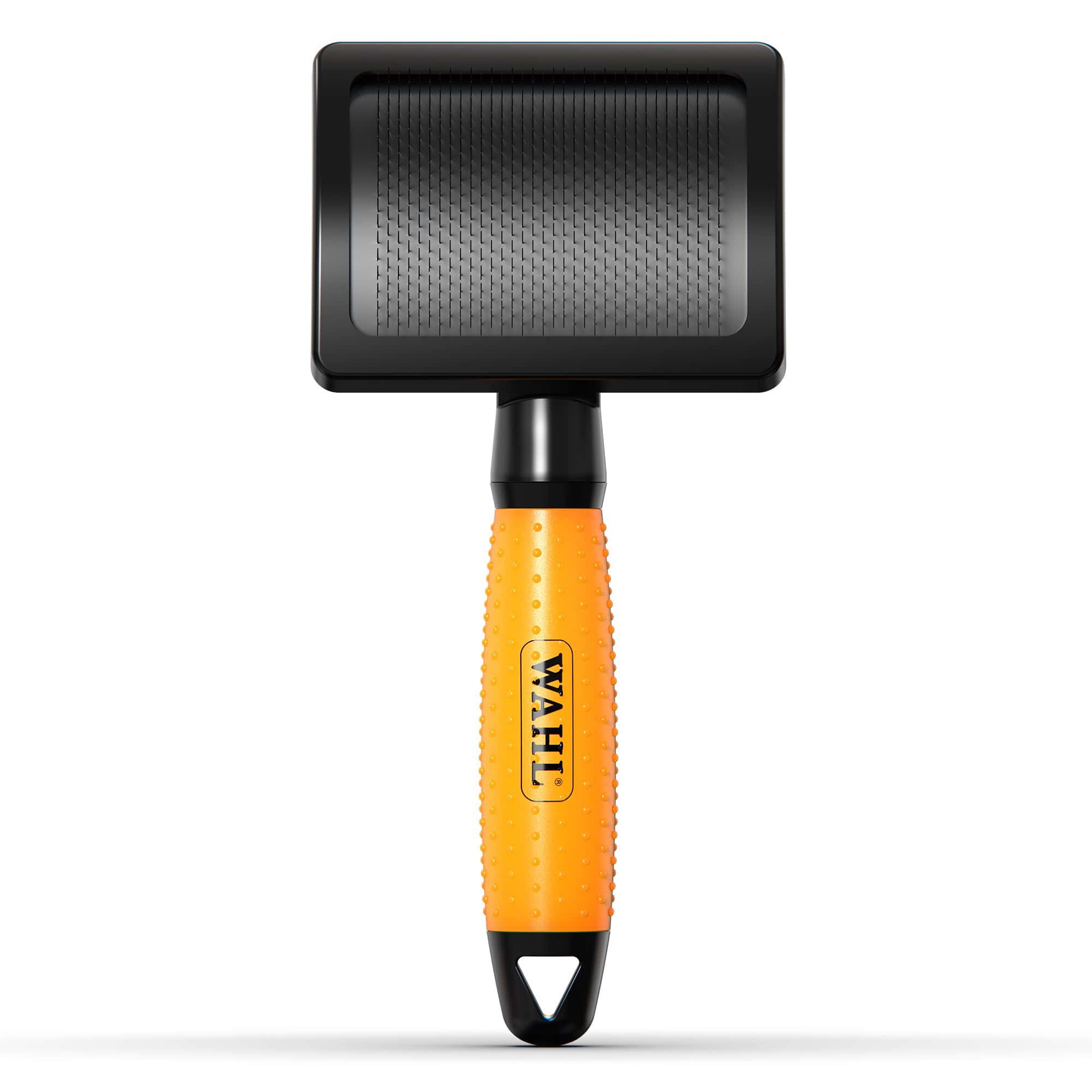 Wahl Perie slicker din nailon pentru câini, portocaliu, L