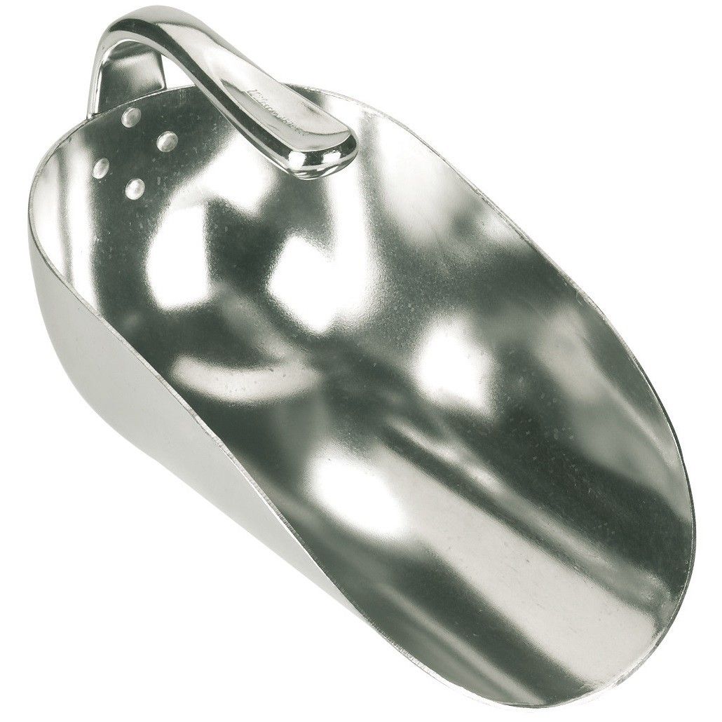 Kerbl cupă de cântărire aluminiu cu mâner interior, practică