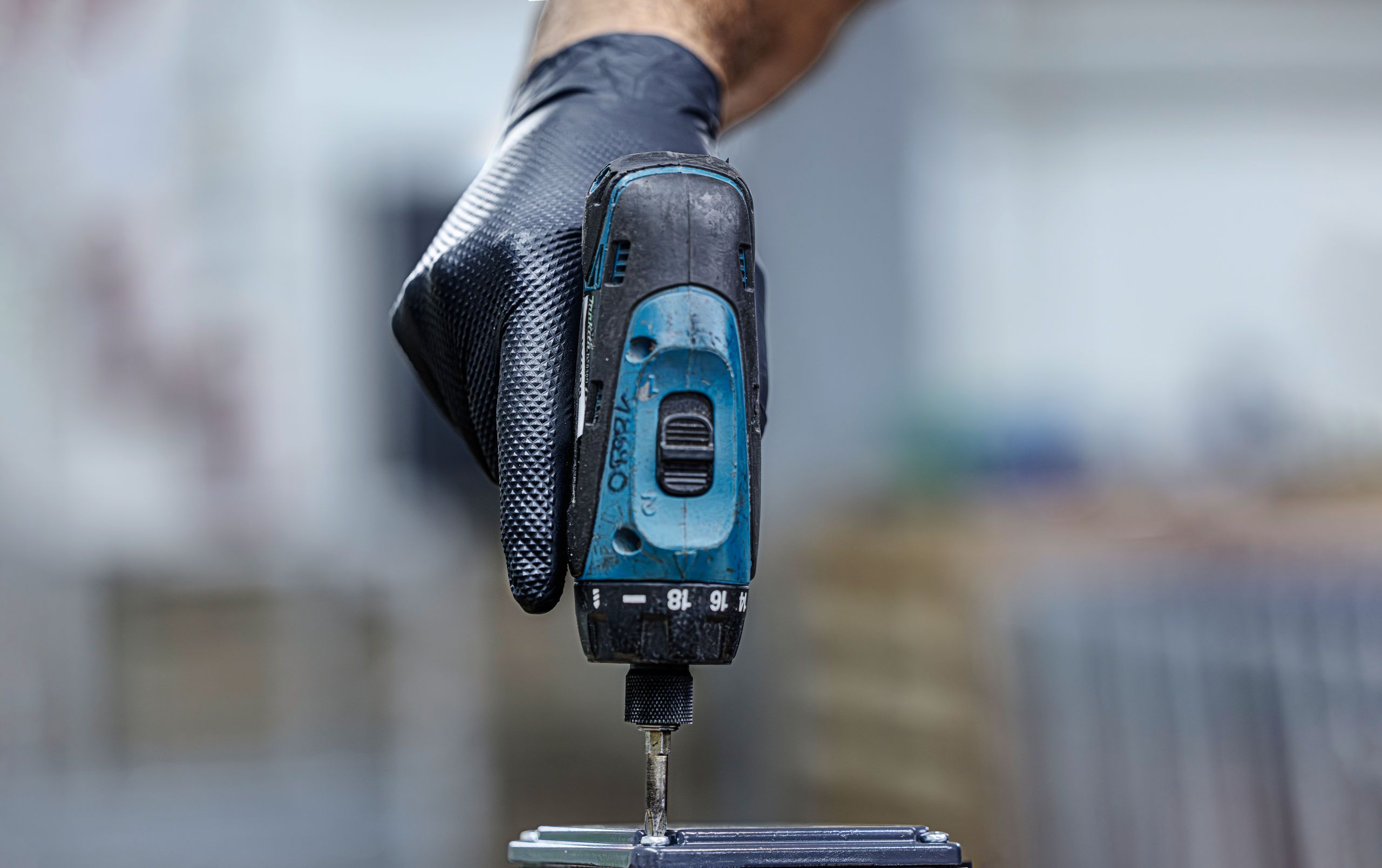 Bohrmaschine, Akkuschrauber, Elektrowerkzeug, blau, handliches