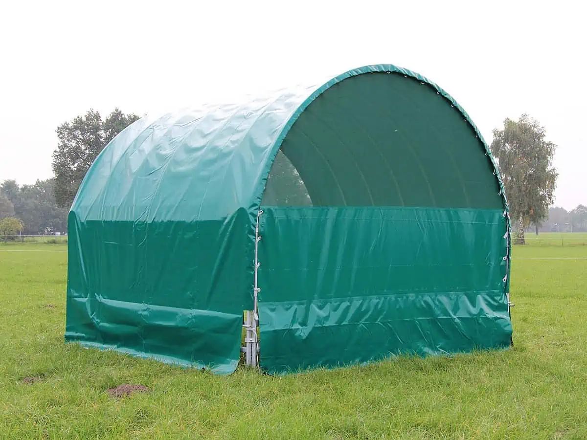 Rückwand für Rundbogen-Weidezelt 2,6 x 3,6 m