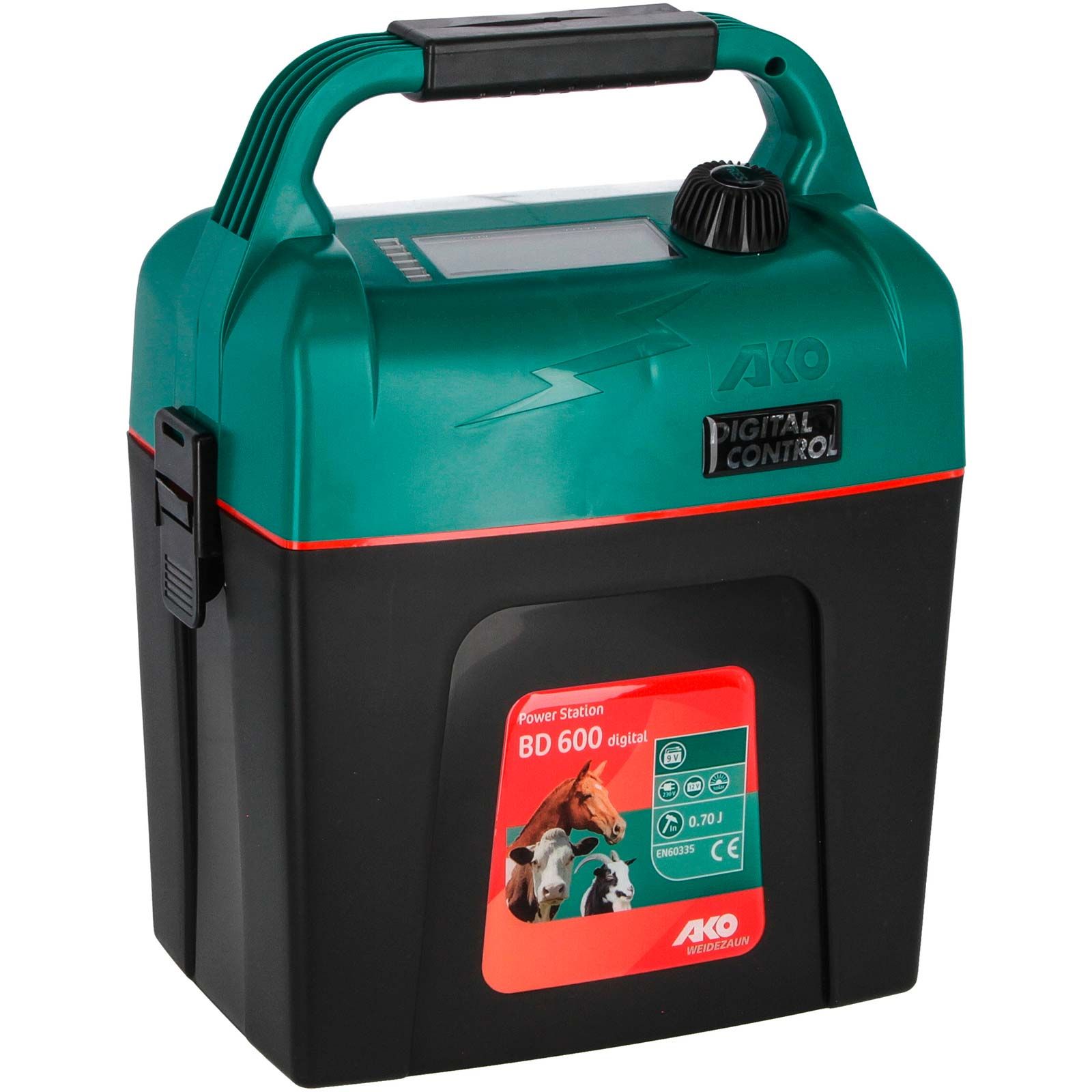 Électrificateur AKO Power Station BD 600 digital, 9V, 0,7 joule
