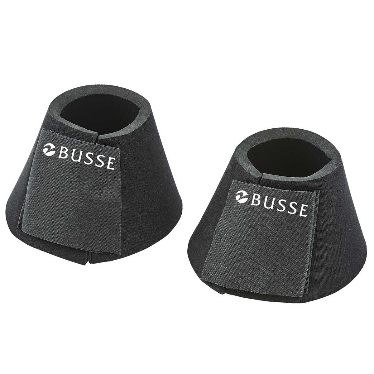 BUSSE Cloches à sabots CLASSIC II, noires pour chevaux, XXL