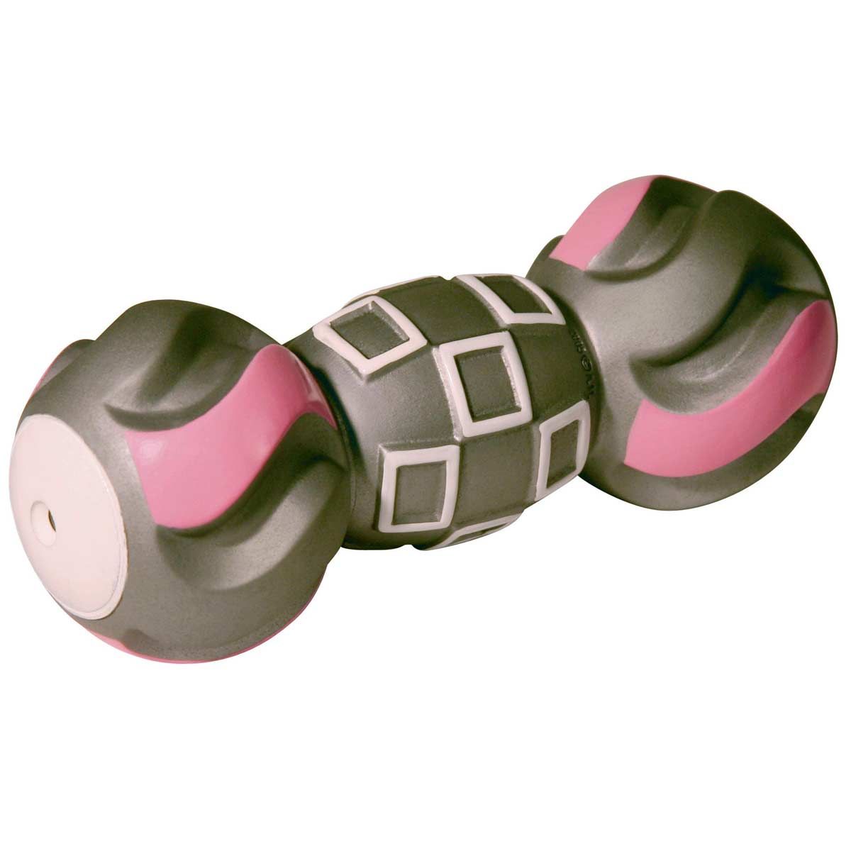 Jouet pour chien en vinyle Haltère avec squeaker 19 cm