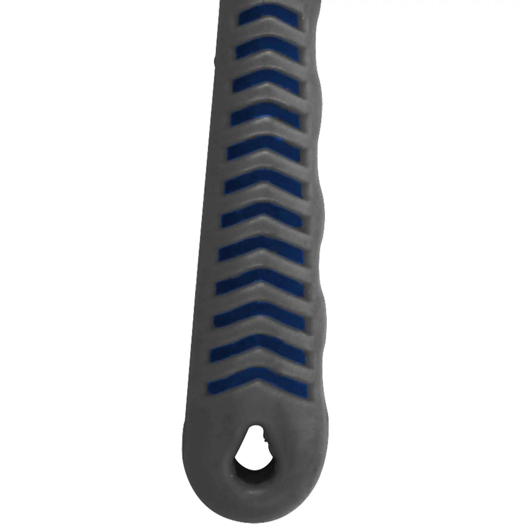 Cure-pied Grippy Waldhausen avec brosse, soies rigides, 16 cm, bleu azur/gris