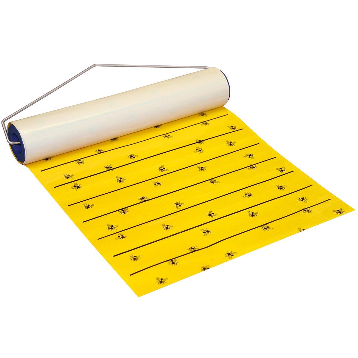 Kerbl Fliegenrolle mit Gelbpapier, giftfrei, 9 m, für den Stall