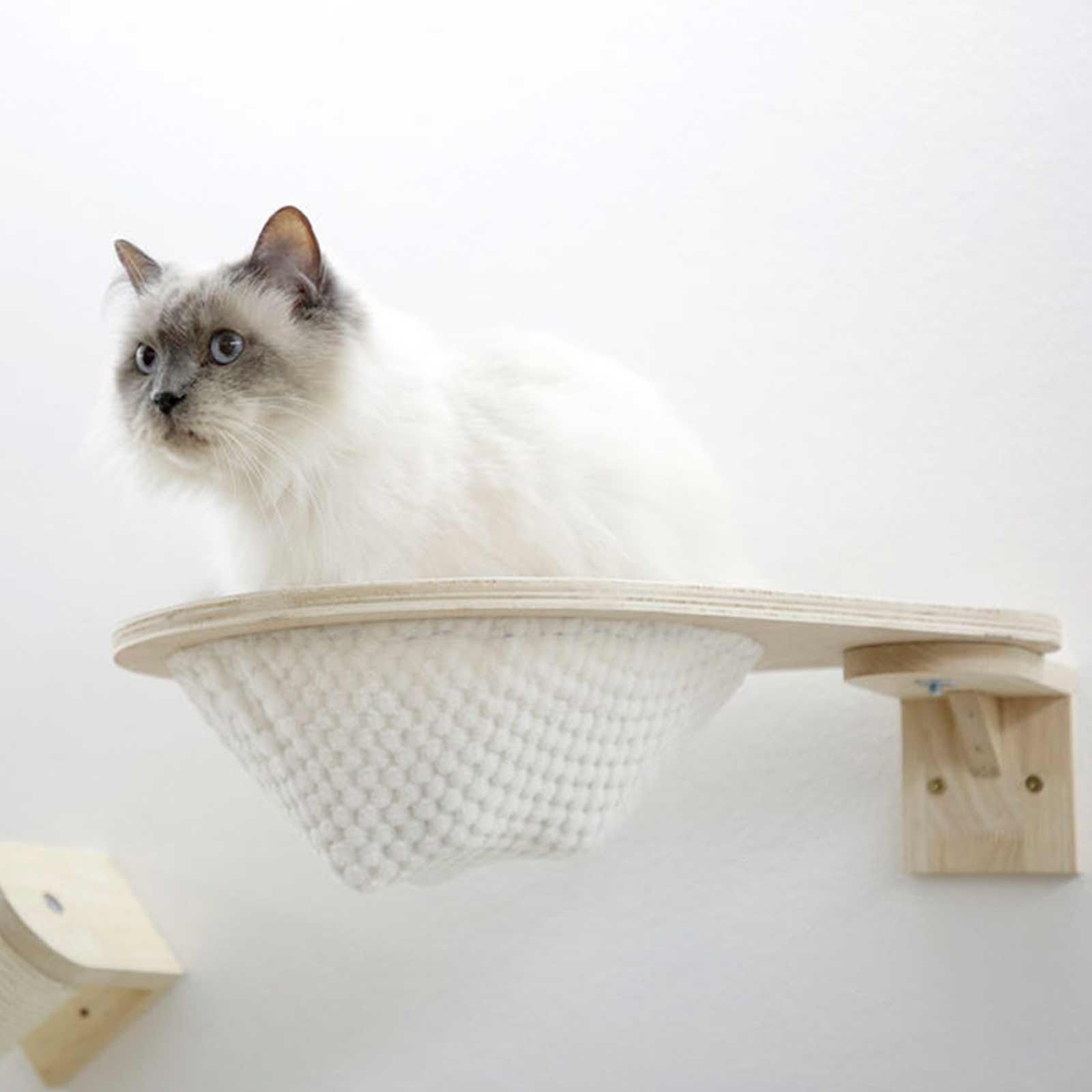 Kerbl Katzen Kletterwand Anden, 7-teilig, Massivholz, im Einsatz
