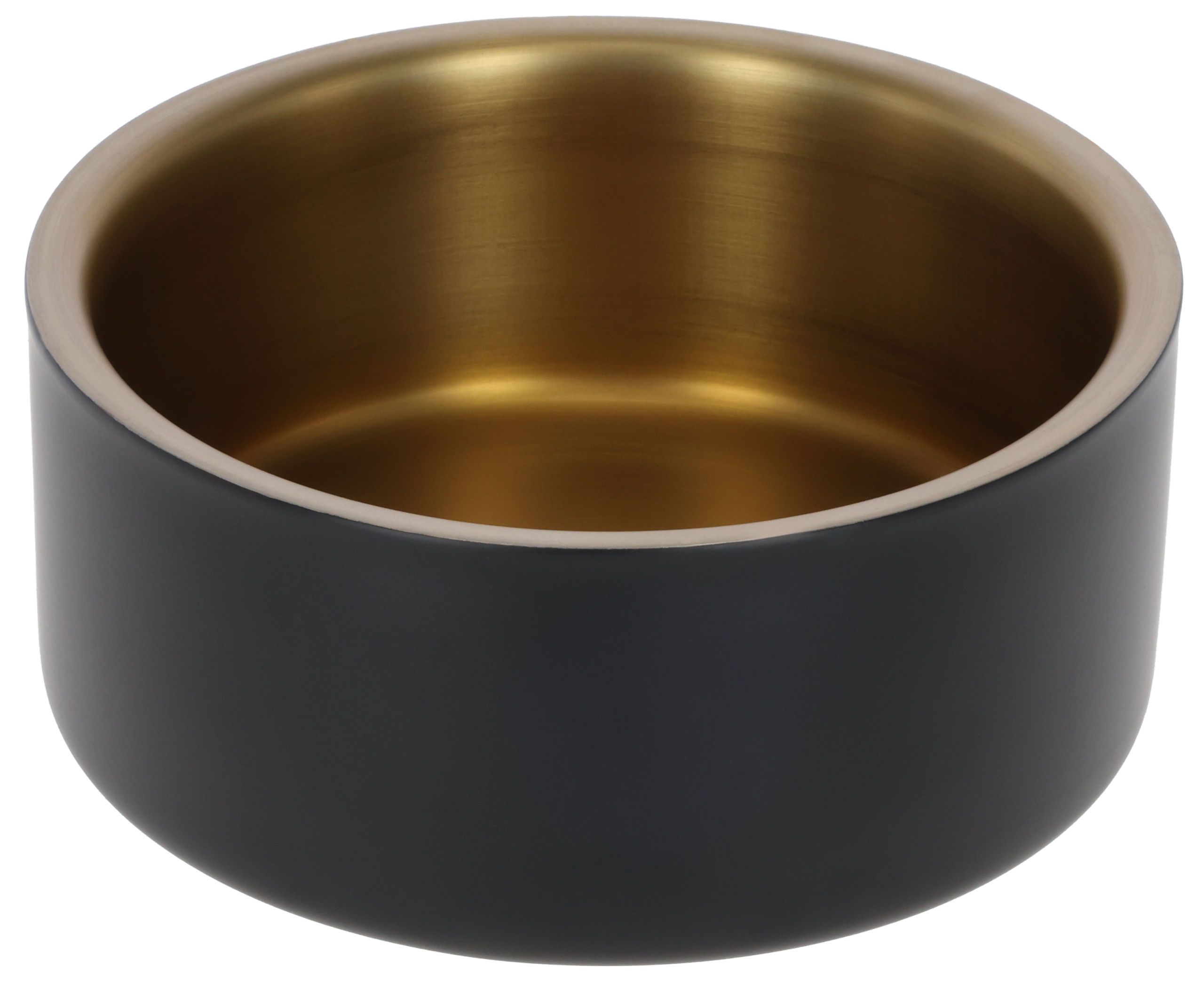 Kerbl Pet Edelstahlnapf Golden Edition, mattgold poliert