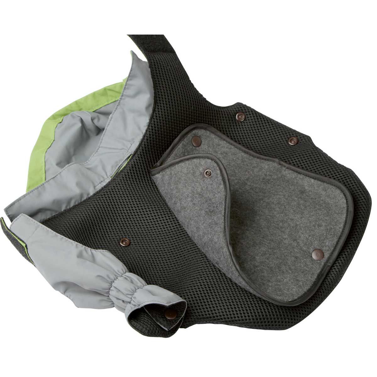 Kerbl Vancouver kültéri kutyakabát, vízálló, zöld/szürke, 45 cm