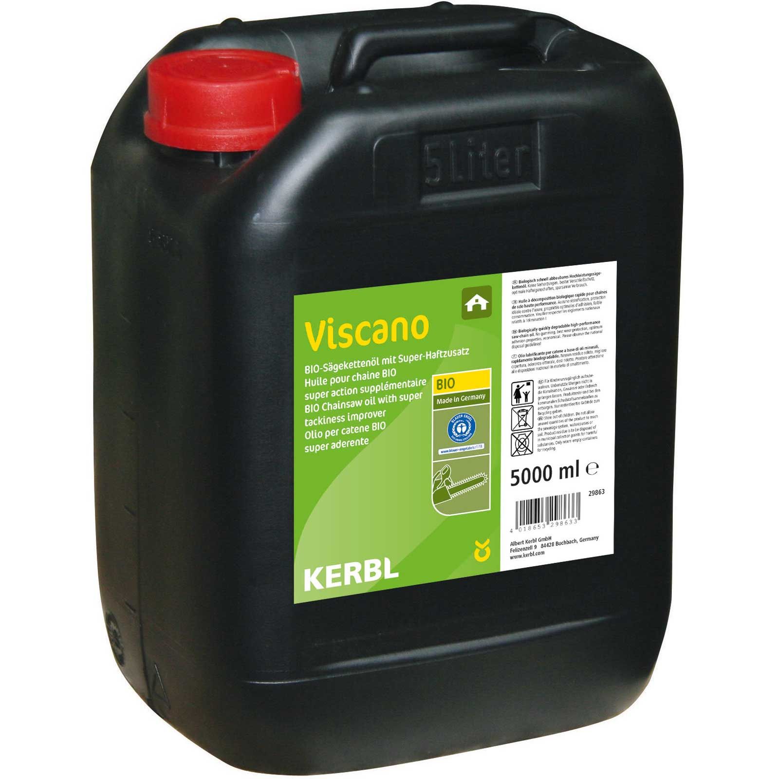 Kerbl Viscano Ulei Bio pentru Drujbă 5 L, Biodegradabil