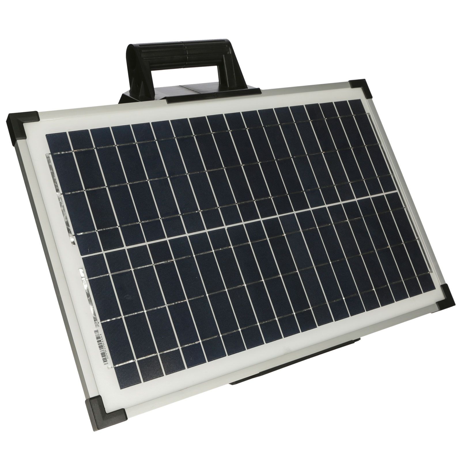 Kerbl TITAN S 4200 napelemes villanypásztor készülék, 12V, 4,2 Joule, elölnézet, napelem