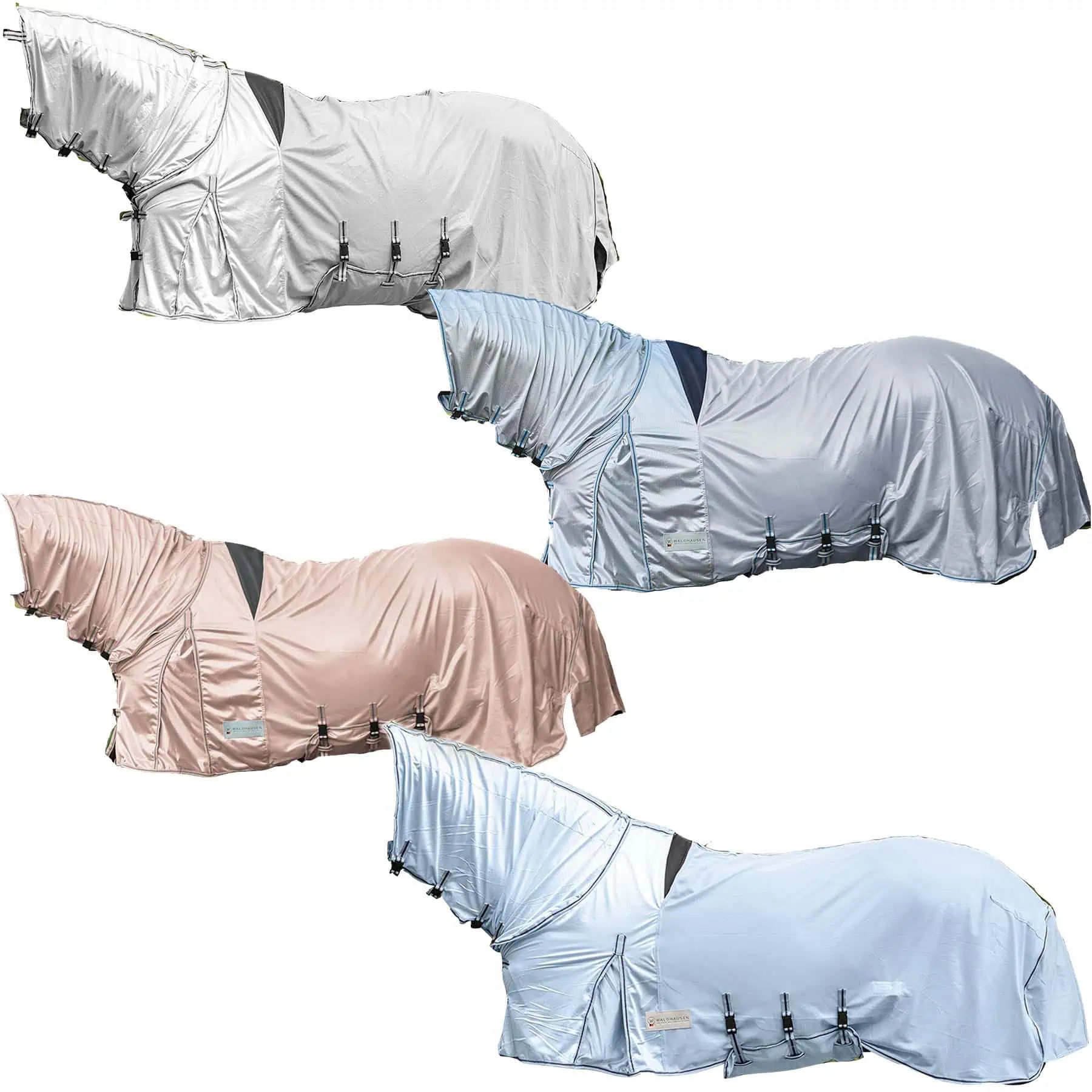 Coperta antimosche e anti-eczema Waldhausen PROTECT, con copripancia e copricoda, variante di colore