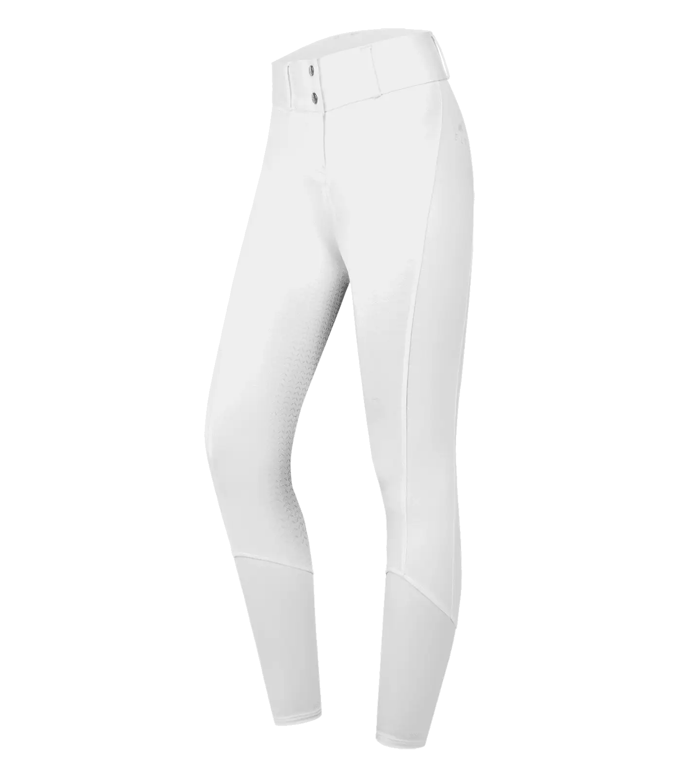 ELT Essential High Waist Silicone Full Seat Breeches for Riders, 48, white