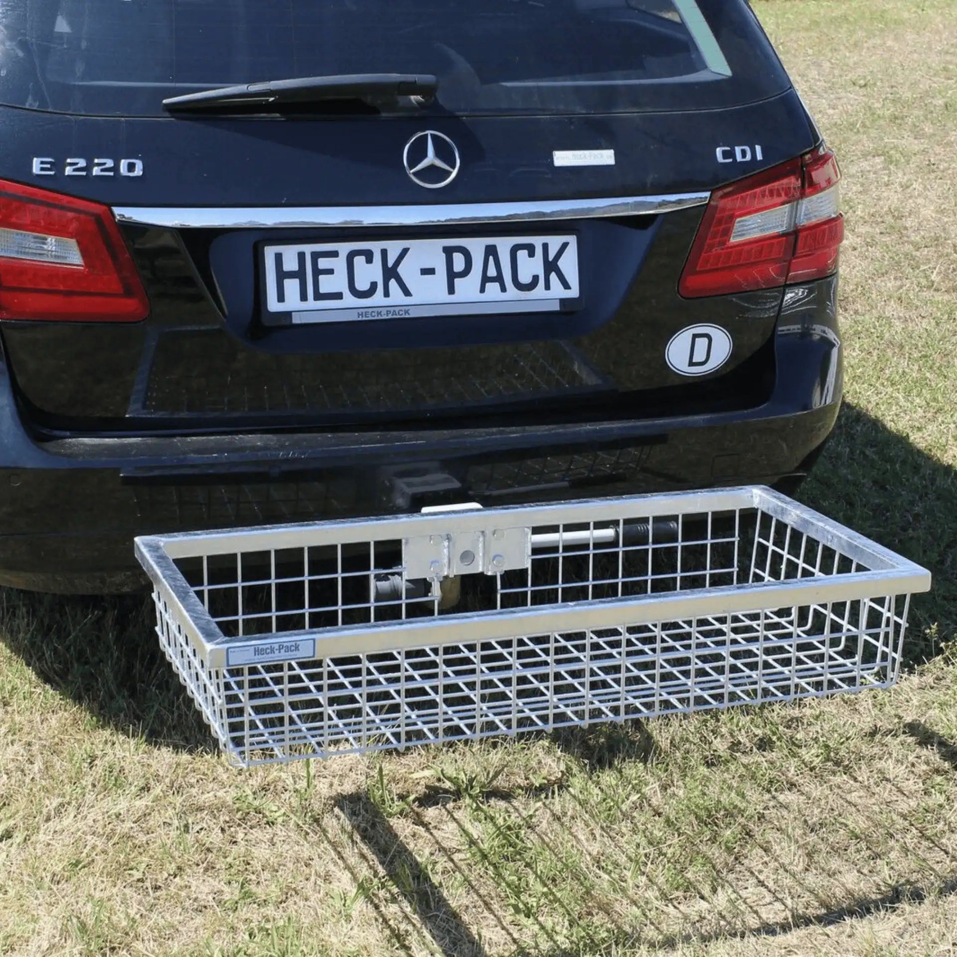 Heck-Pack bakre lastbärare Optimal, varmförzinkad, stabil och hållbar, 100 x 50 x 17,5 cm