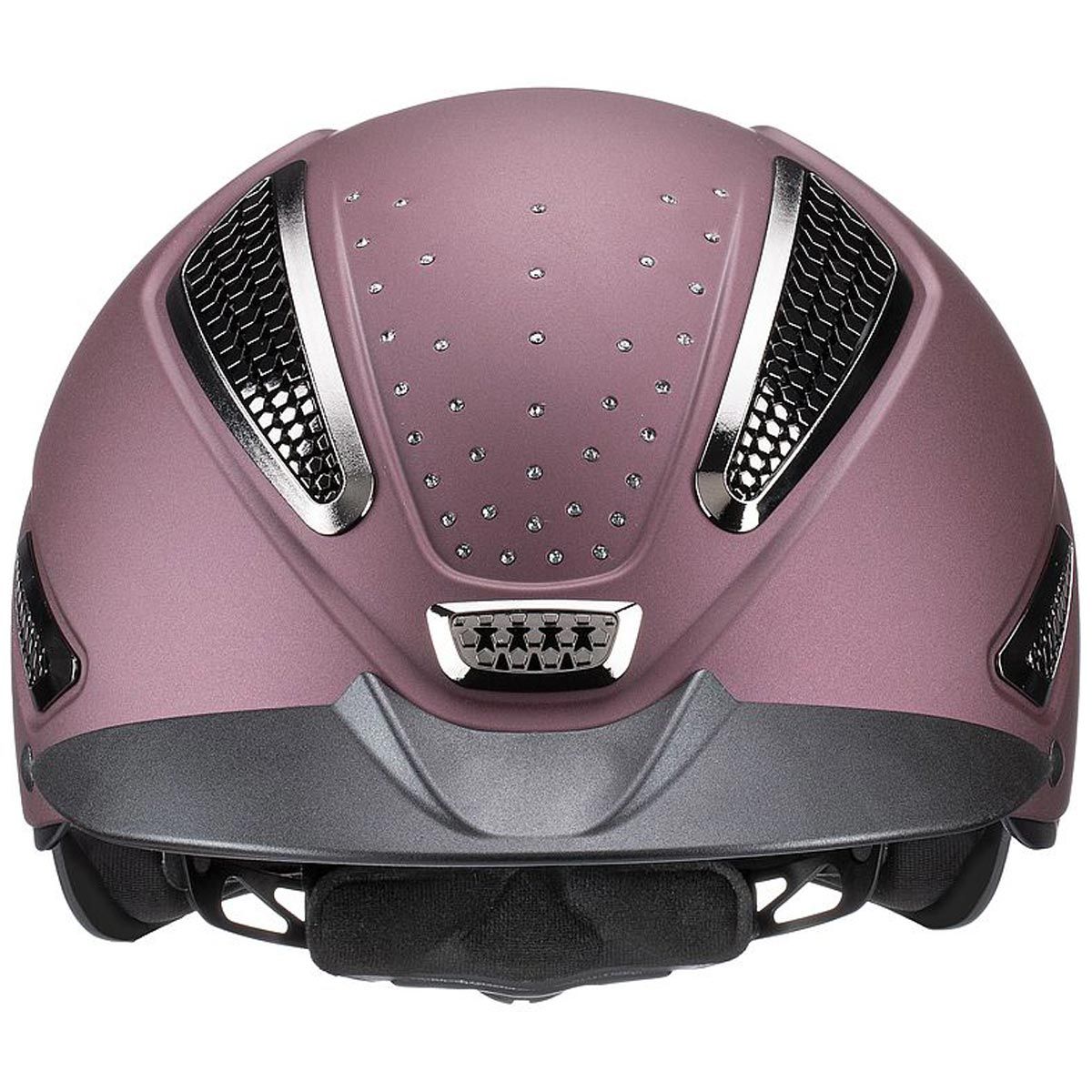 uvex Perfexxion 2 grace Reithelm mit Swarovski-Kristallen, burgundy matt XXS/S