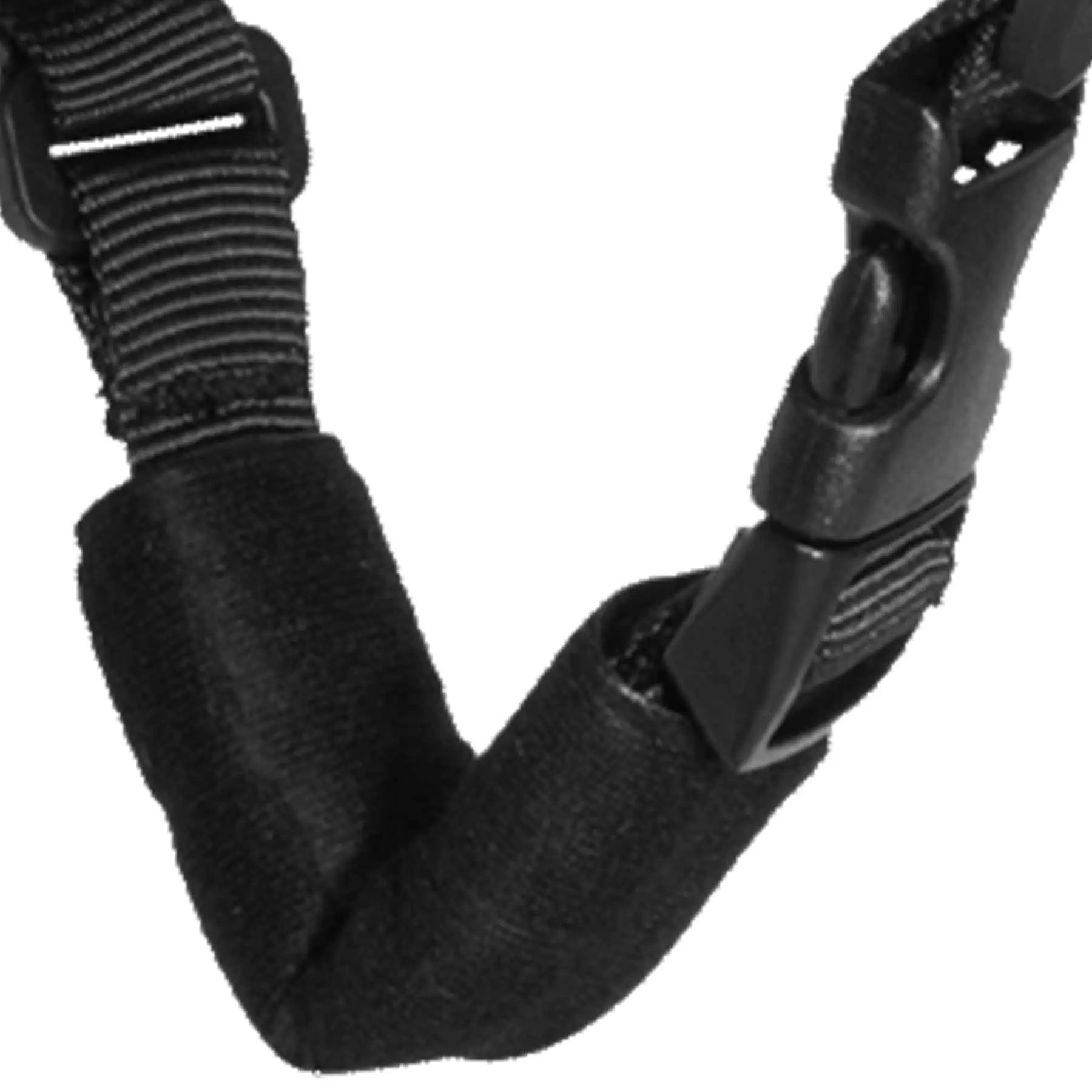 SWING Casque d'équitation H22 avec système de réglage, noir mat/velours, détail, fermeture
