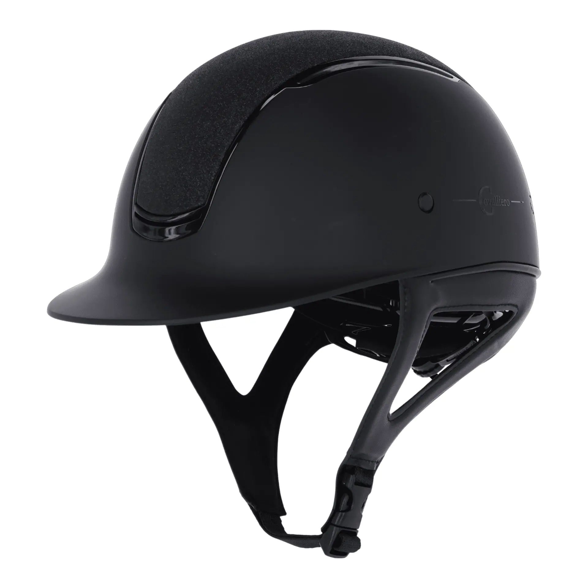 Covalliero Riding Helmet Eclipse, Black with Glitter