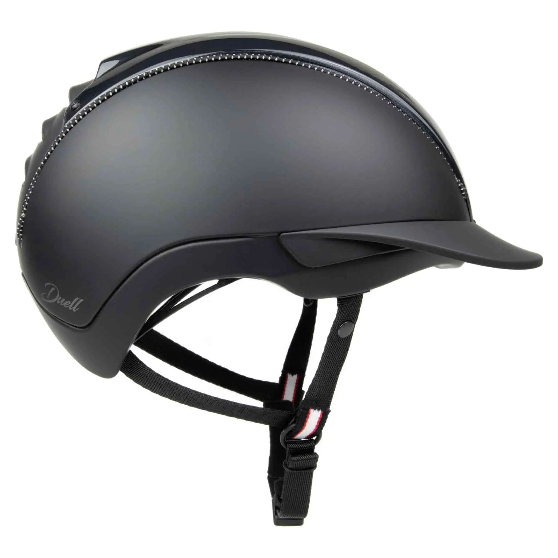 Cap da equitazione CASCO DUELL nero L