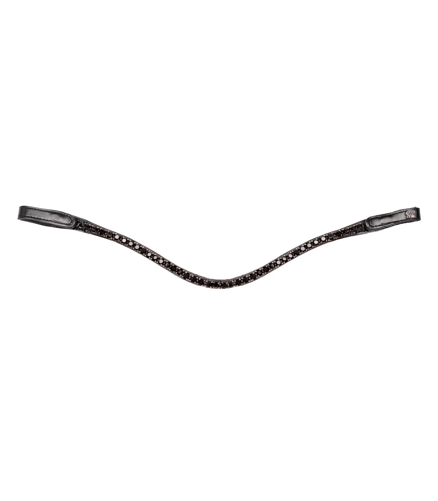 Waldhausen X-Line Stirnband Shine – funkelnde Steine, schnell gewechselt, schwarz/schwarz