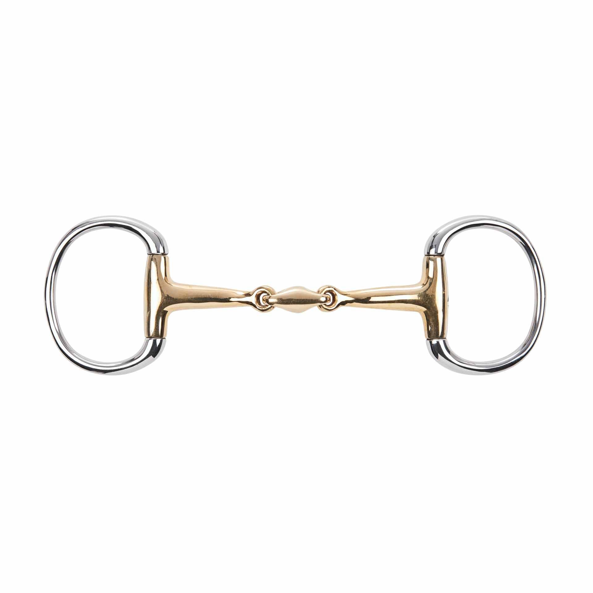 Zăbală cu cap de măslină BUSSE KAUGAN-SHAPED 14 mm, dublu articulată