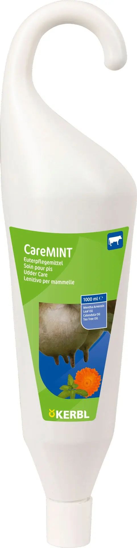 Kerbl CareMINT Udder Care Product Hanging Bottle 1 L