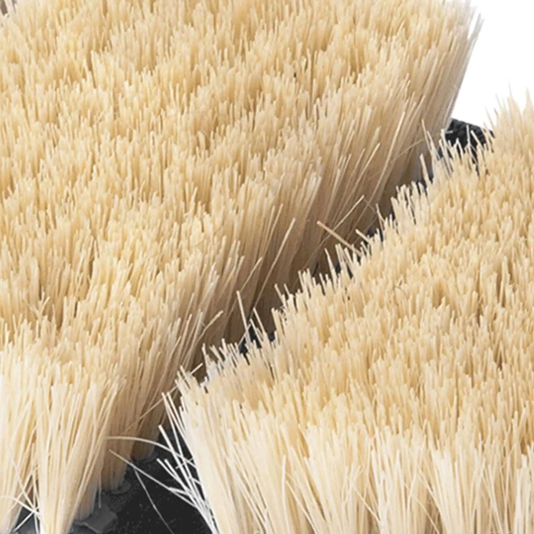 Waldhausen Flex Wurzelbürste, Naturborsten für Pferde, biegsamer Rücken, Detailansicht, Material