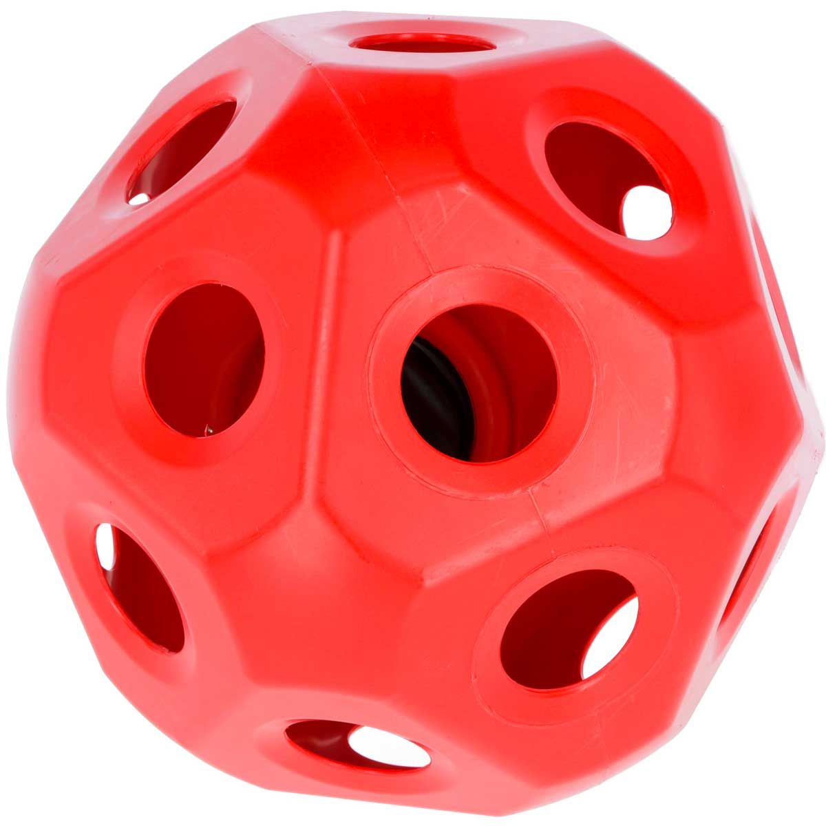 Futterspielball für Pferde & Kälber rot