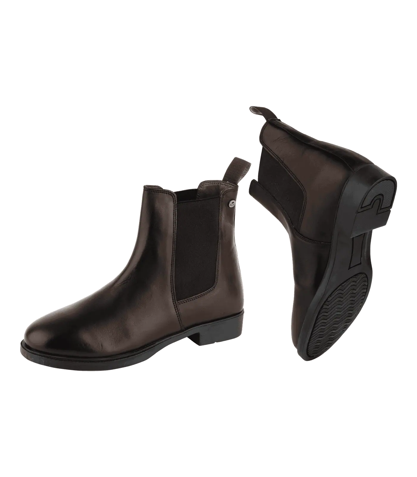 ELT Jodhpurstiefelette Classic – Stiefelette aus Glattleder für Reiter, braun 40
