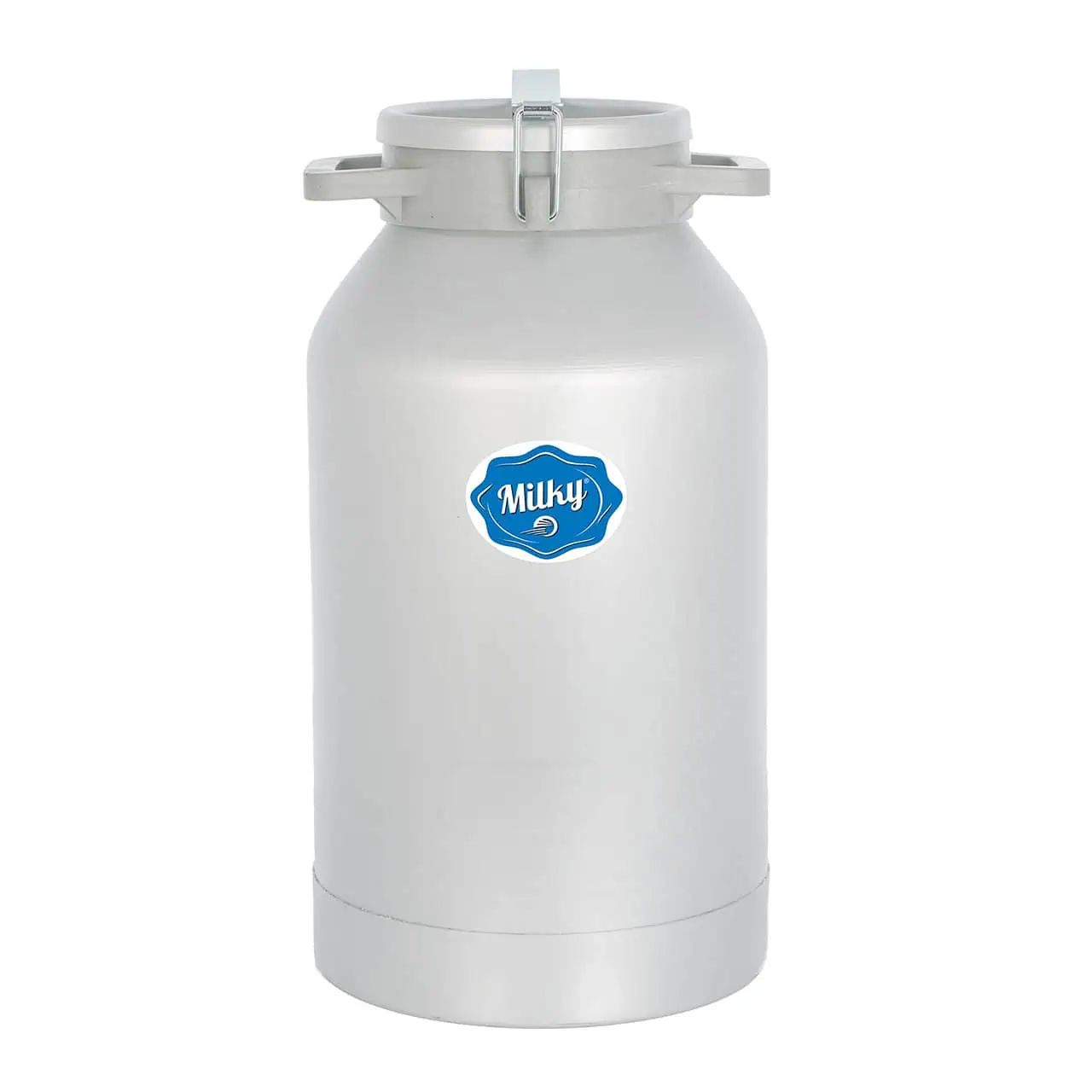 Milky Milchkanne Aluminium mit Deckel und Dichtung, Alu, 30 Liter