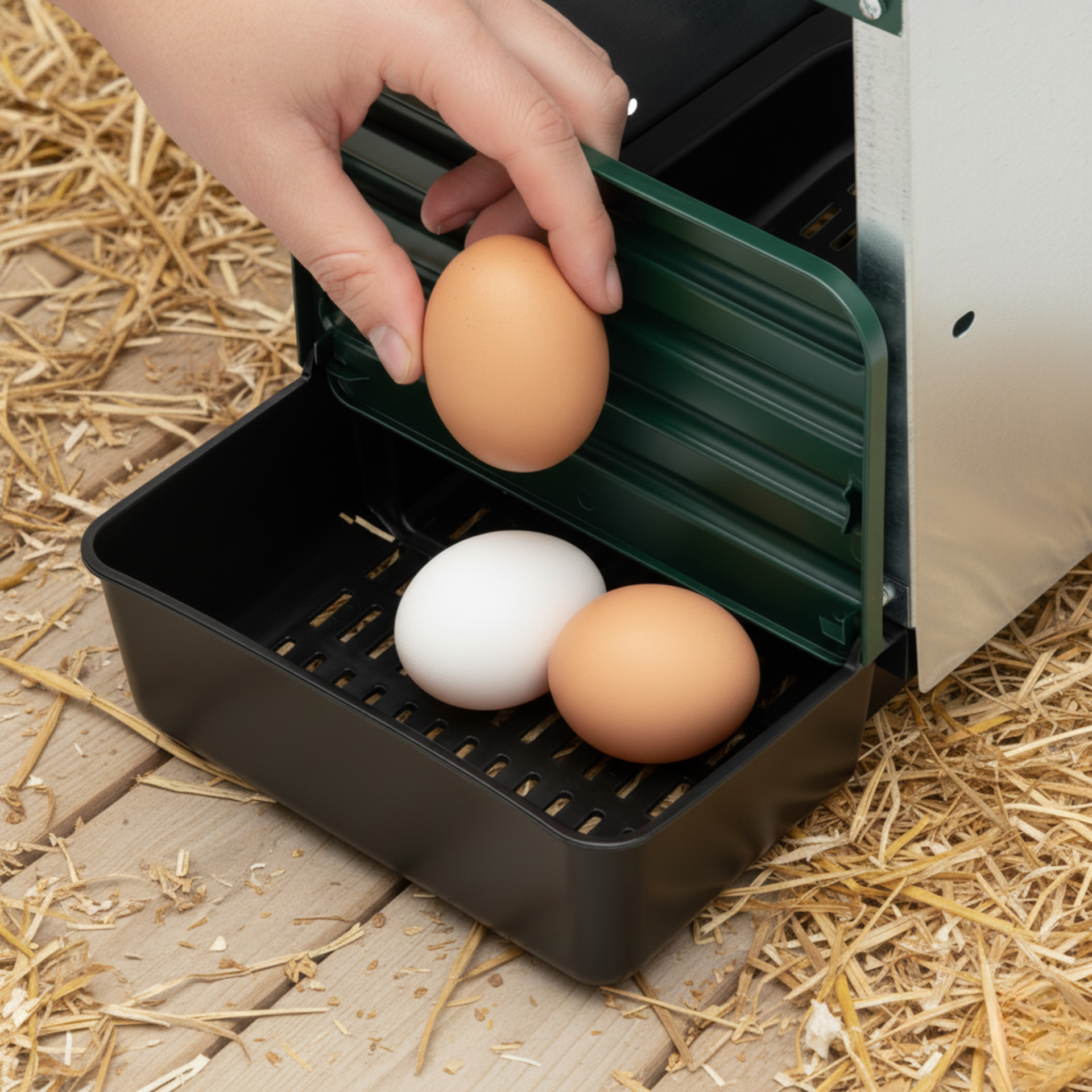 Agrarzone Poultry Nesting Box, Galvanised with Plastic Floor