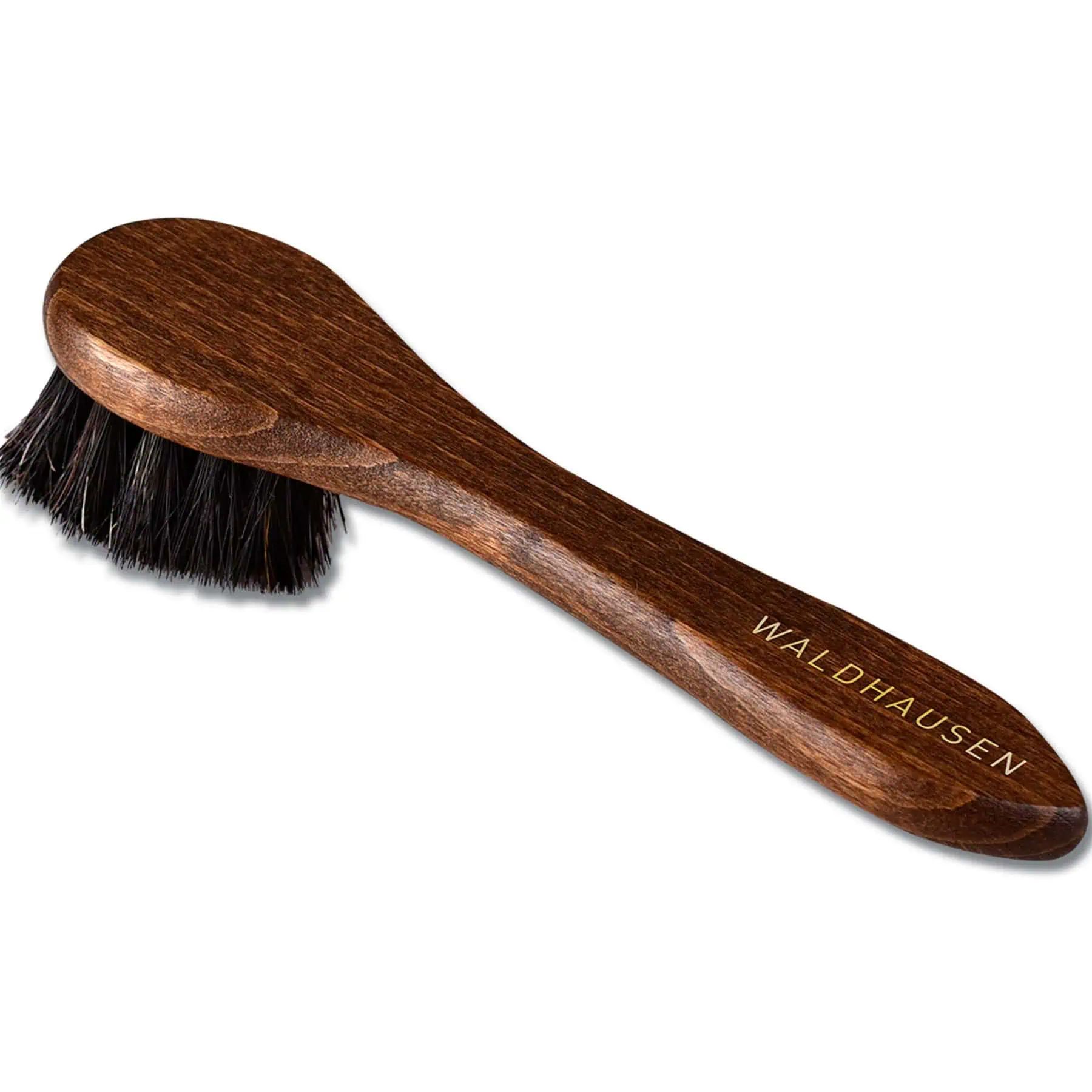 Waldhausen Cremebürste exklusiv, 15 cm, Rosshaar