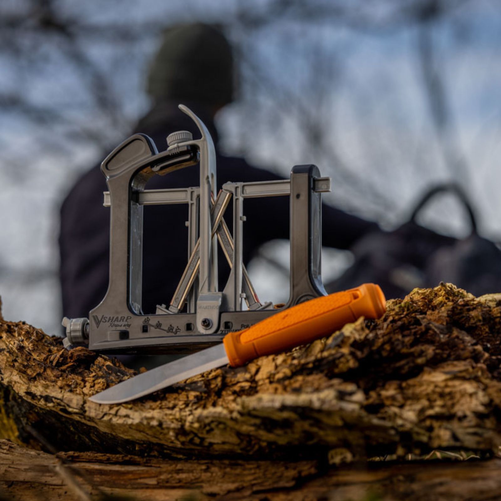 V-Sharp Xtreme Edge Affilacoltelli professionale con angolazione regolabile, in uso