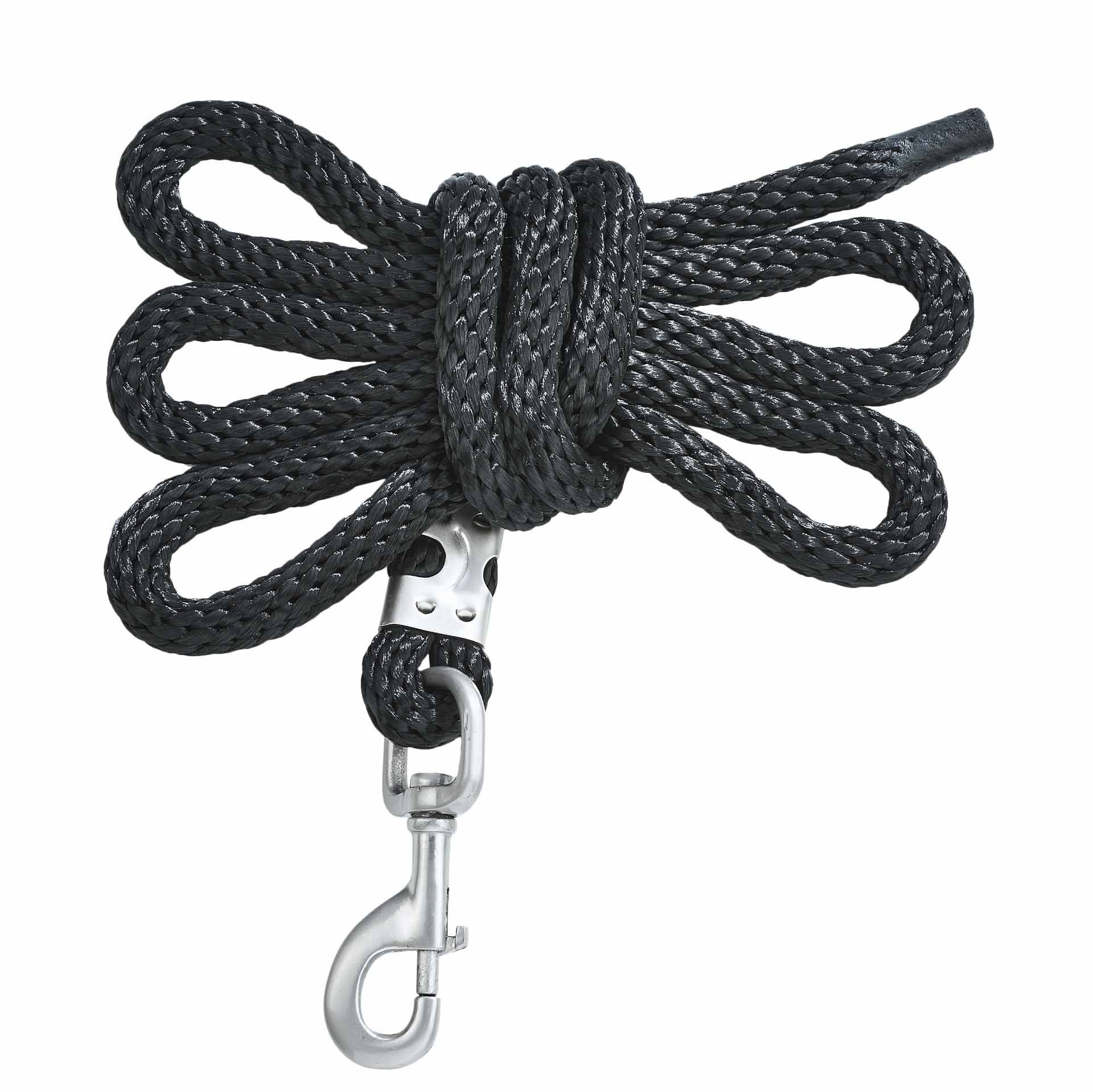 BUSSE SPIRAL Leading Rope, Carabiner Hook, 2 m Horse Lead