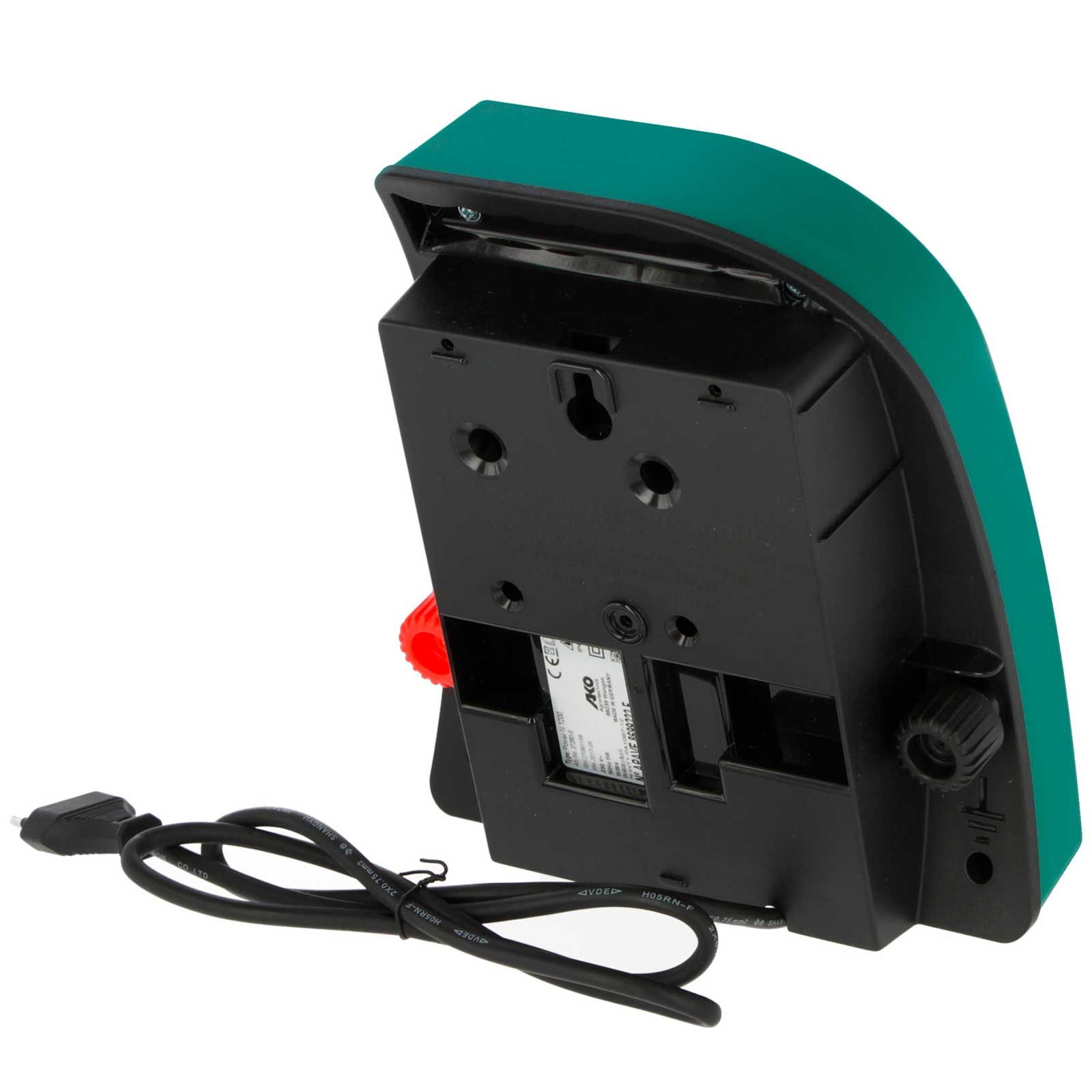 AKO Power N 1200 elstängselaggregat 230V, 1,7 Joule, vy bakifrån