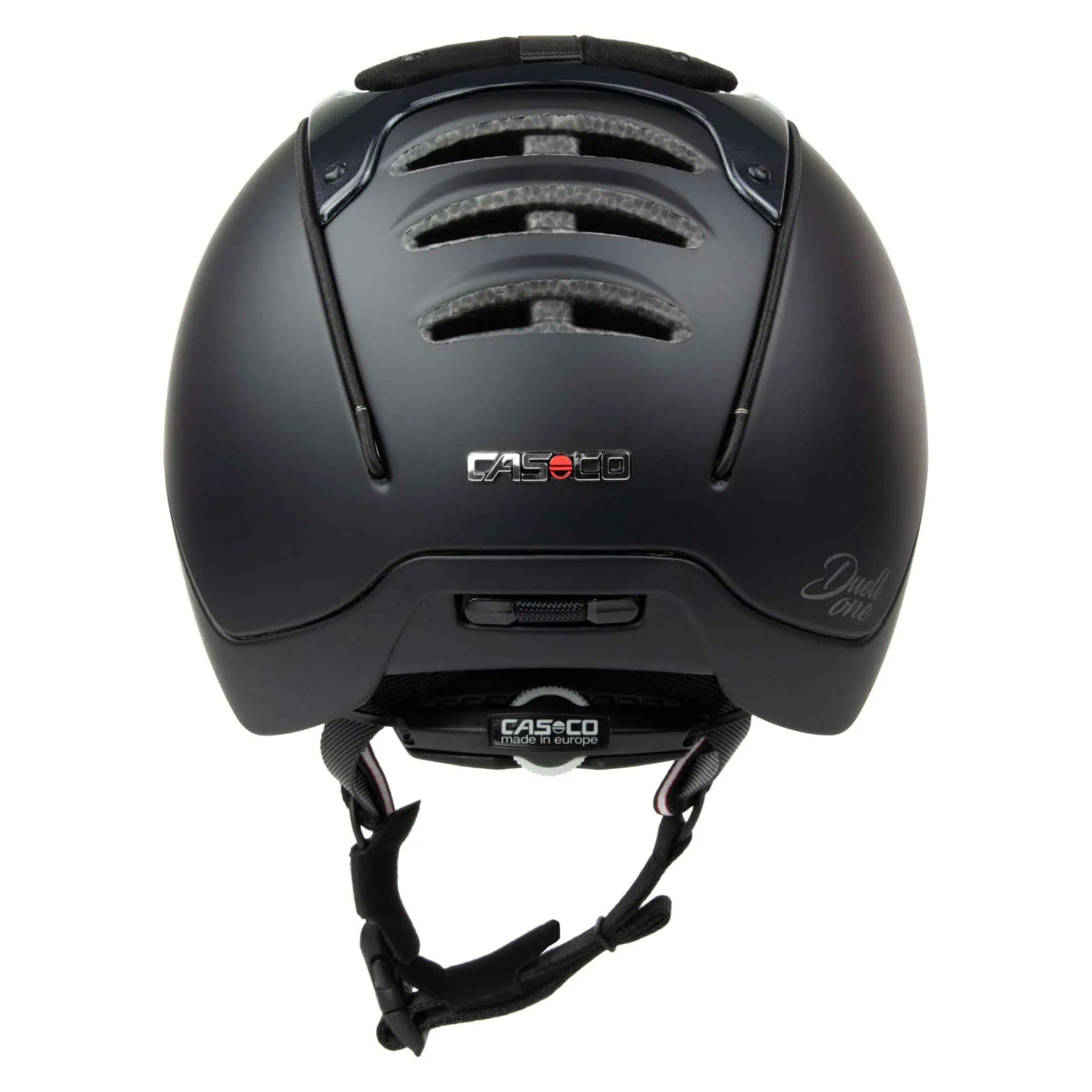 Casco DUELL one lovaglósisak, különleges kiadás széles napellenzővel, hátulnézet