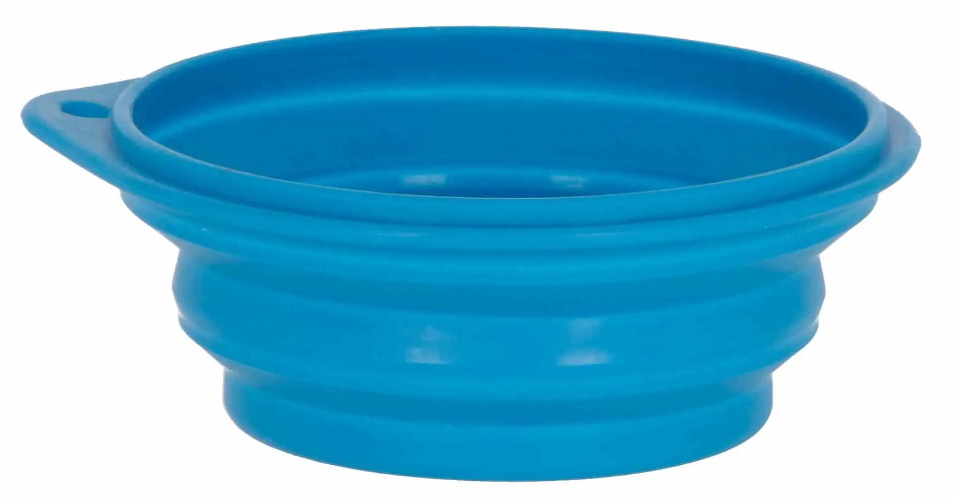 Silicone Travel Bowl foldable blue, 250 ml