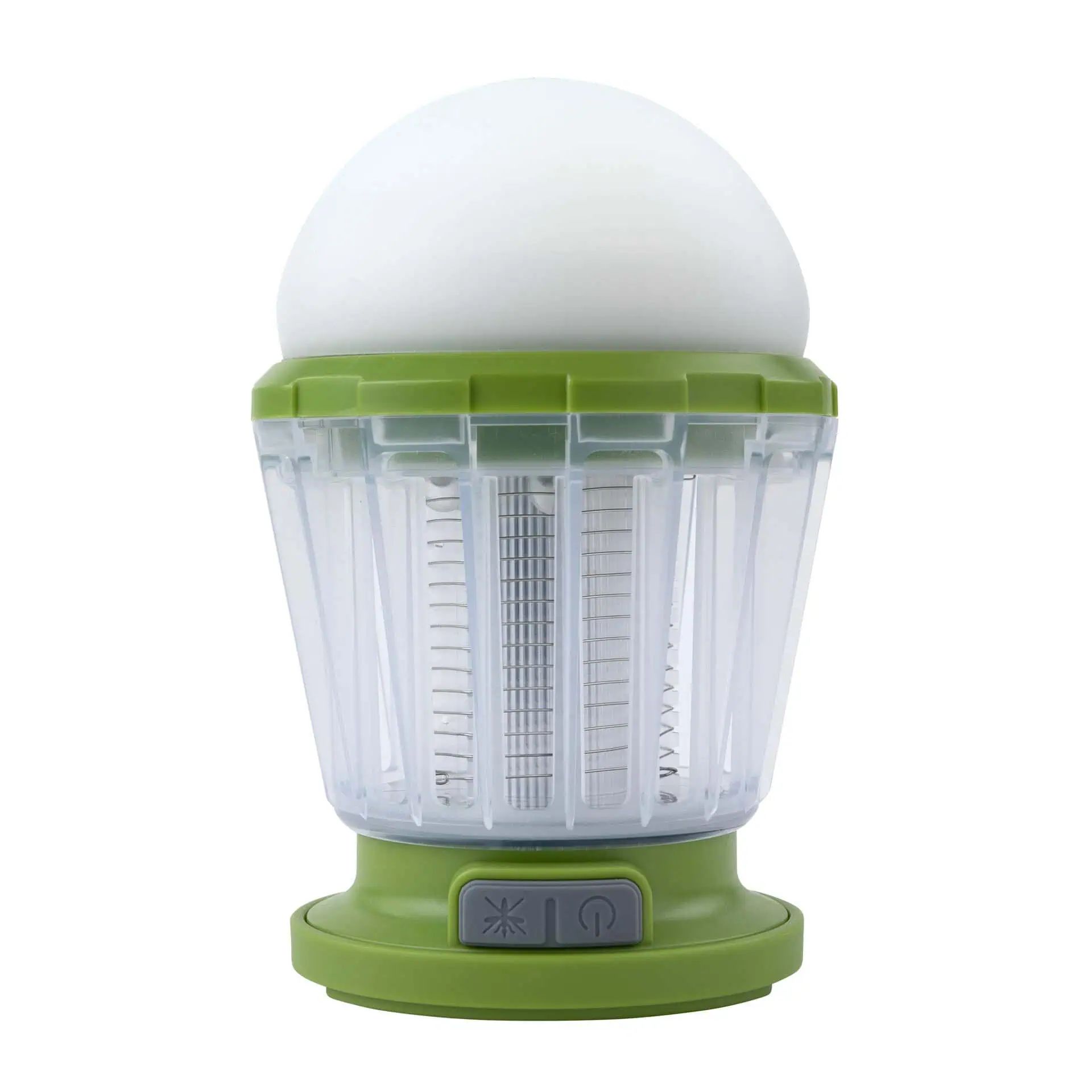 Lampe de camping solaire LED anti-moustique vert fluo