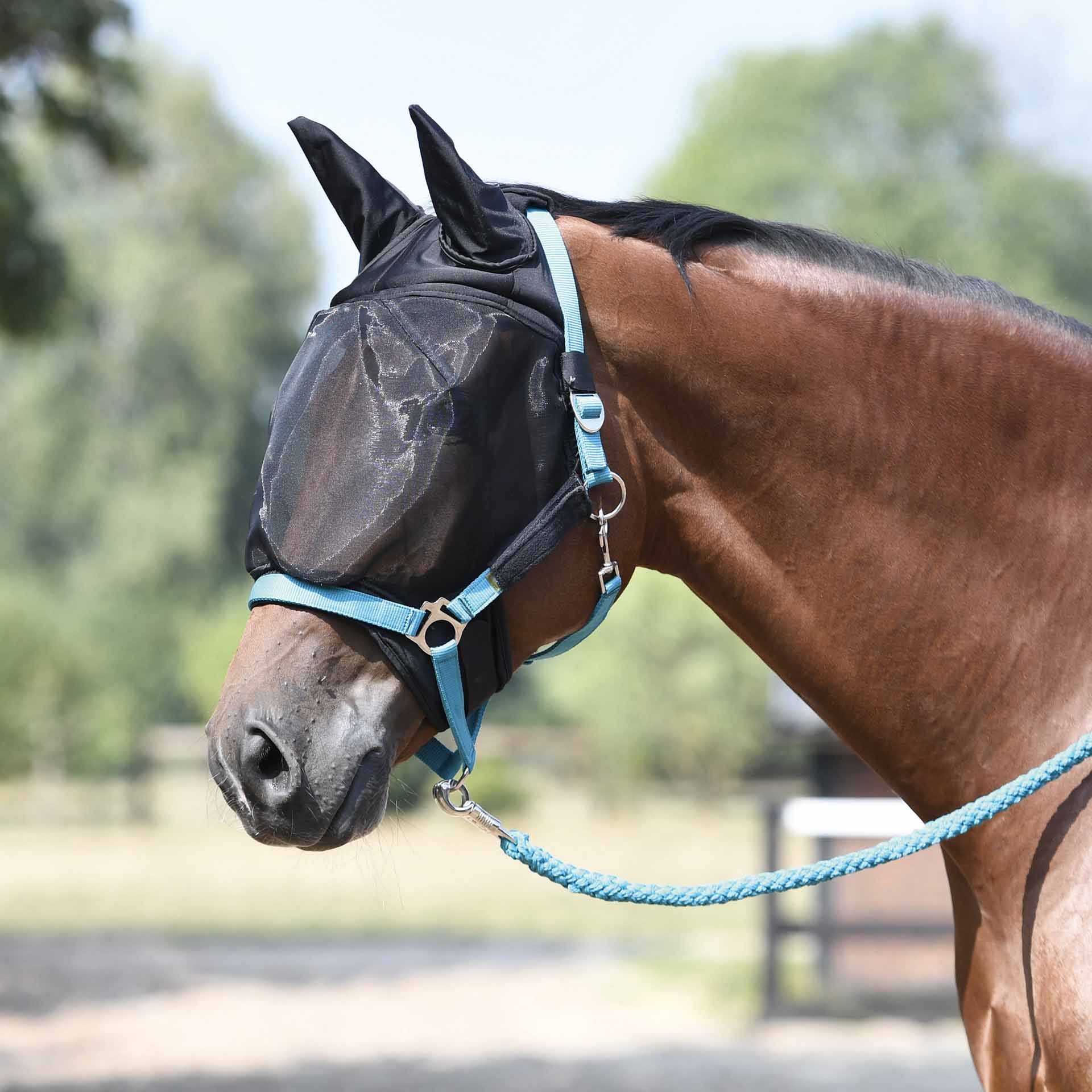 BUSSE Fliegenmaske COMBI PLUS Pony schwarz