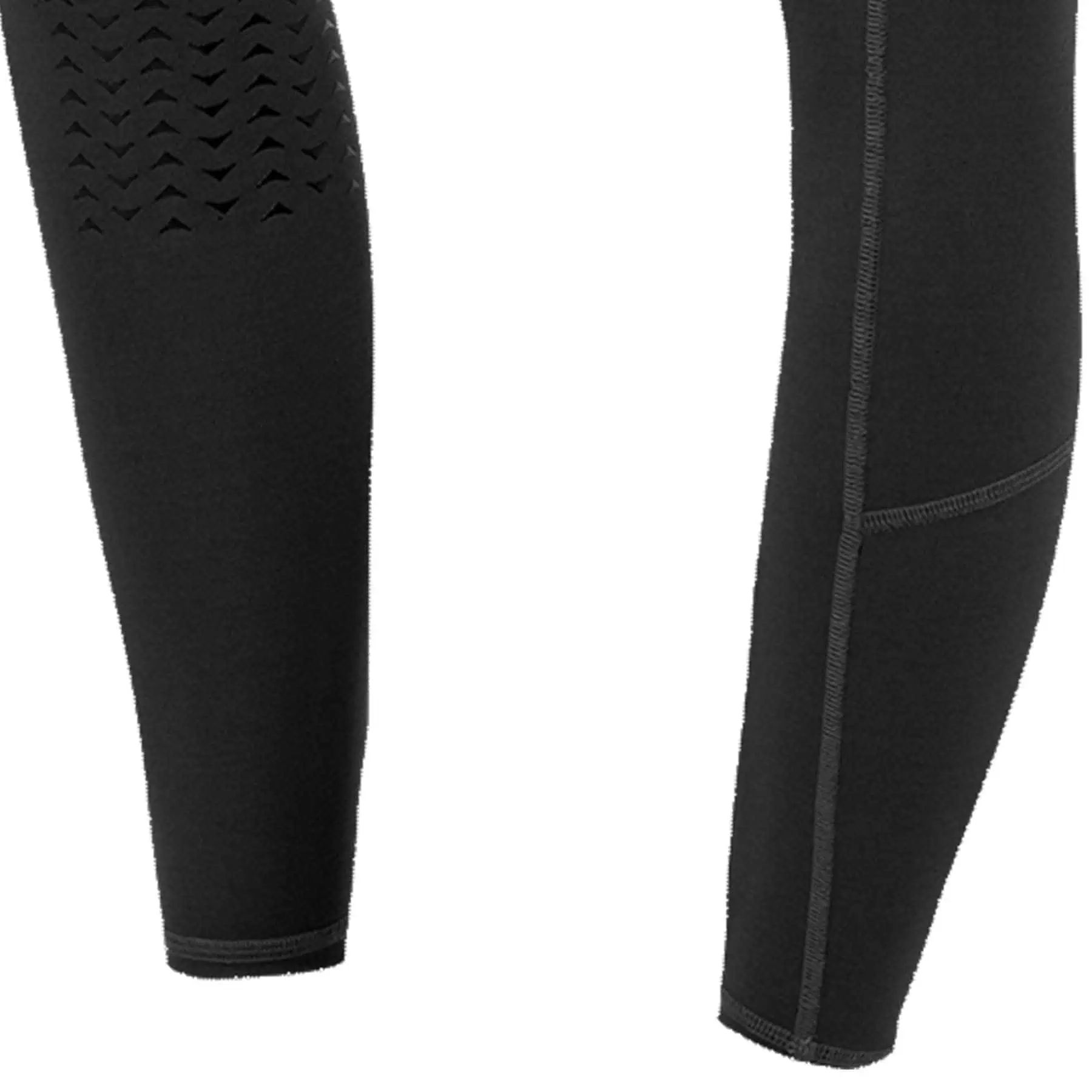 Legging d'équitation ELT Ella à fond intégral silicone, noir D38
